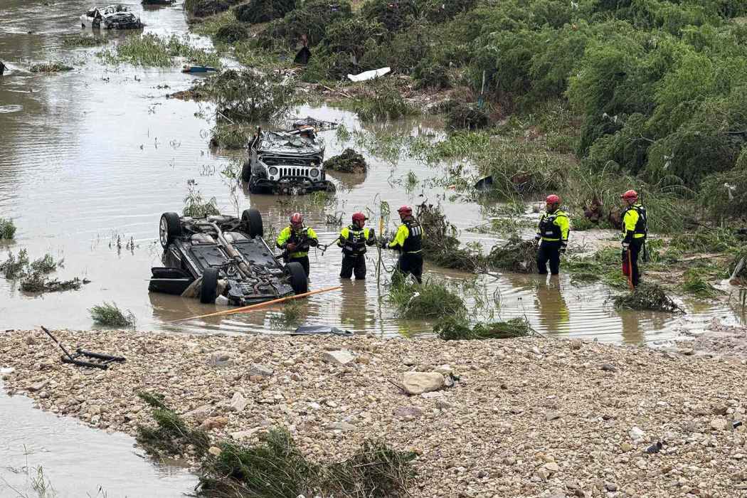 At least 10 killed as floodwaters sweep through Texas