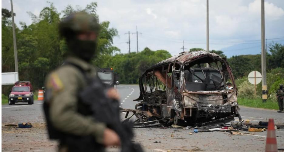 Seven killed in wave of attacks in South-West Colombia