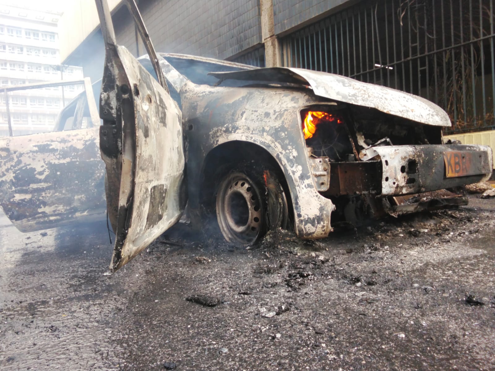 Protesters torch vehicles in Nairobi as clashes erupt over Ojwang's death