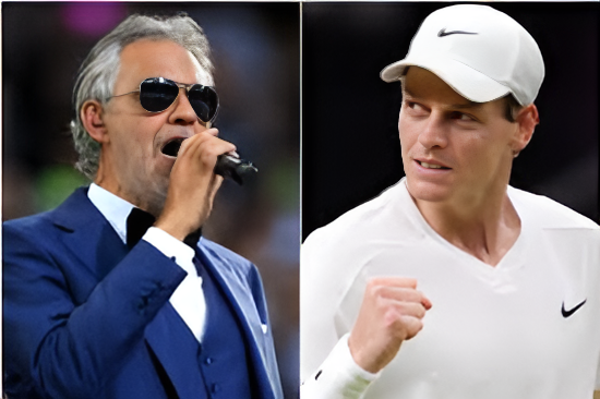 Tennis number 1 Sinner releases new song with Italian great Boccelli