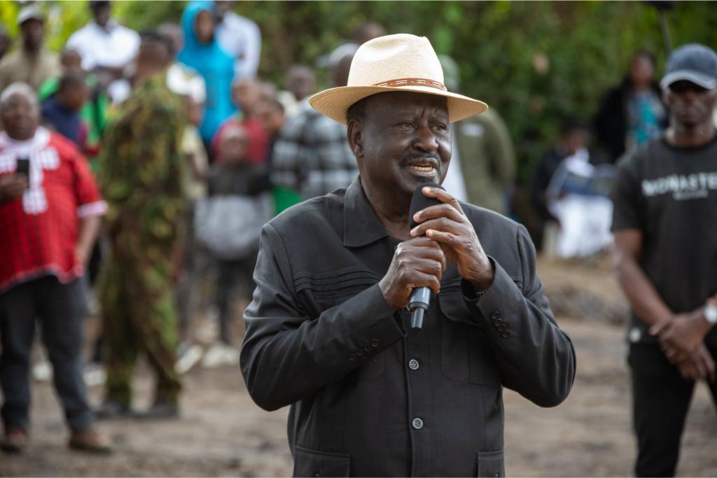 Raila  links youth protests to delayed NADCO reforms