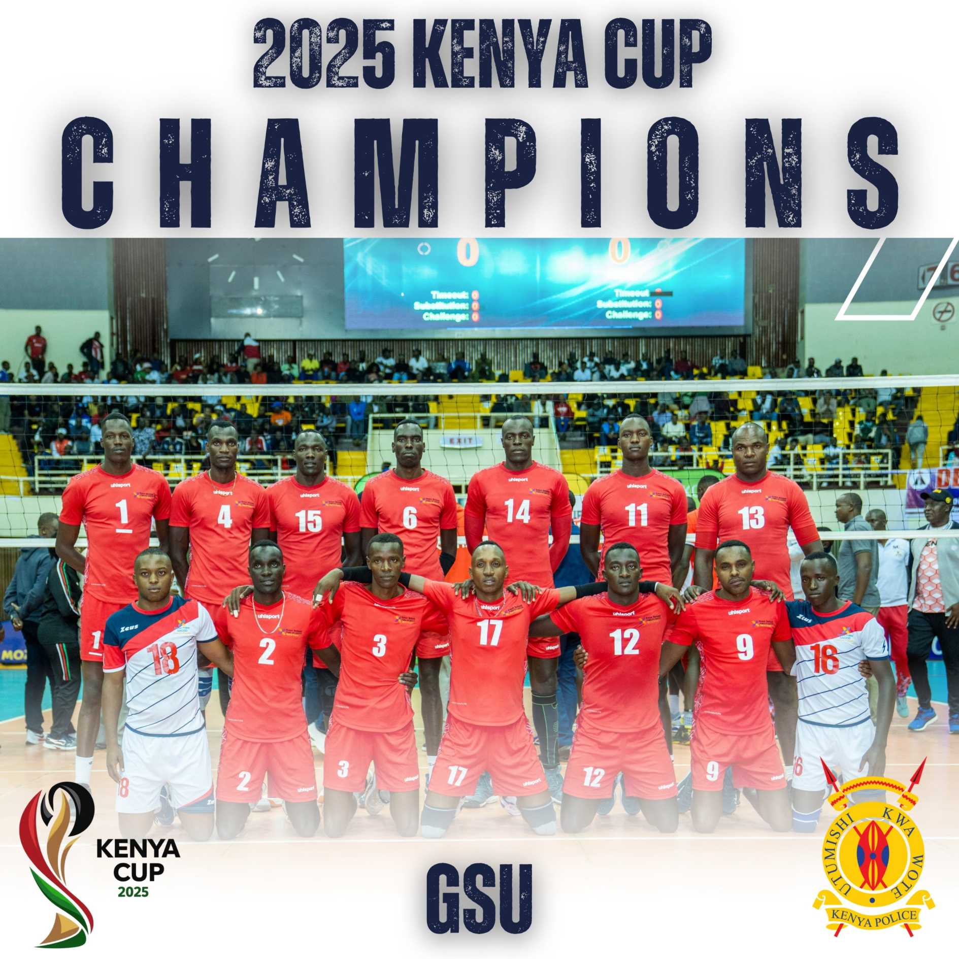 KCB women and GSU men win inaugural Kenya Cup Volleyball title