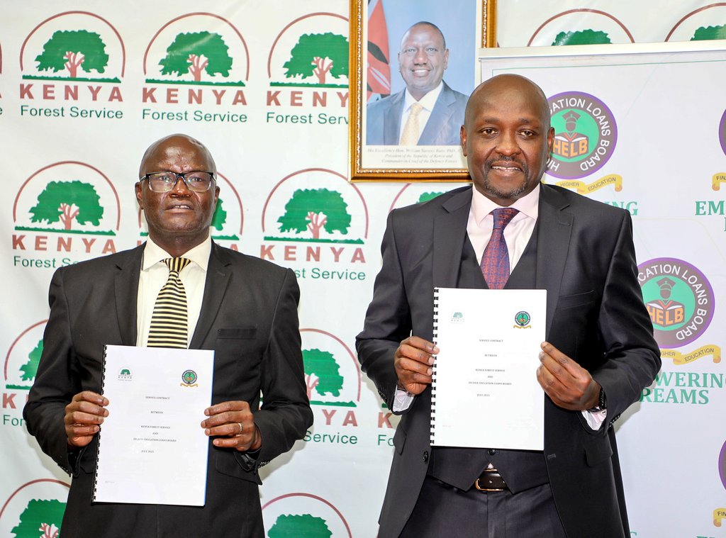 KFS, HELB launch student loan scheme for Kenya Forestry College