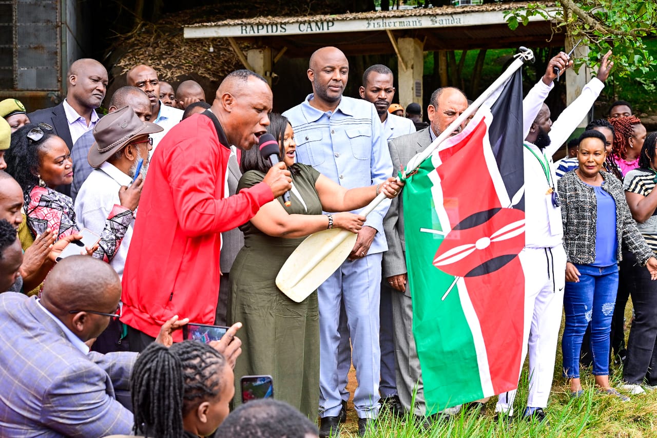 CS Miano roots for rafting as Kenya hosts first Africa championship