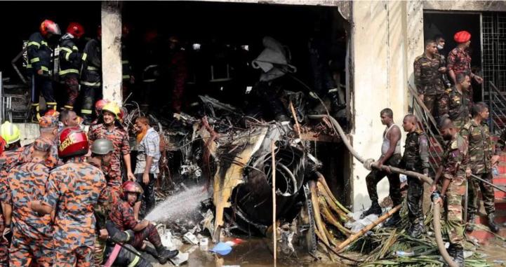 Bangladesh jet crash kills 20, injures over 170 in school tragedy