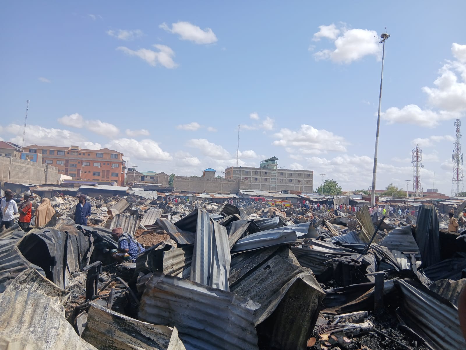 Probe into Suuq Mugdi fire begins as Gov't allocates Sh500 million for reconstruction
