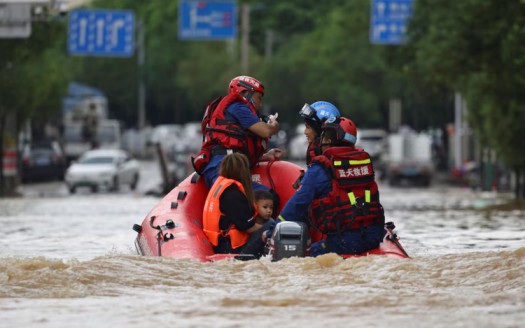 Heavy rains batter northern China, leaving several dead and thousands displaced