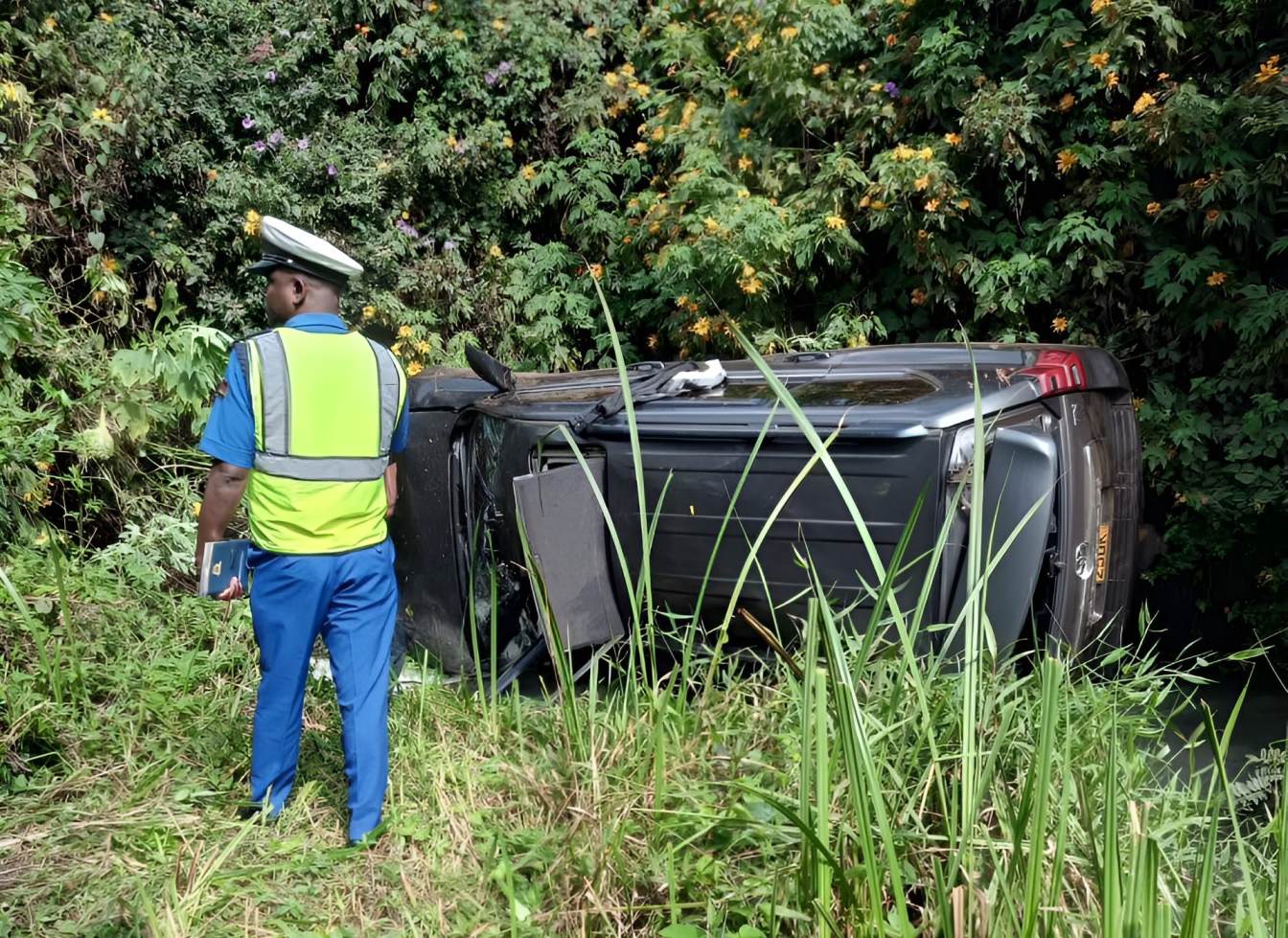 Gun missing after Embu convoy crash, police launch search