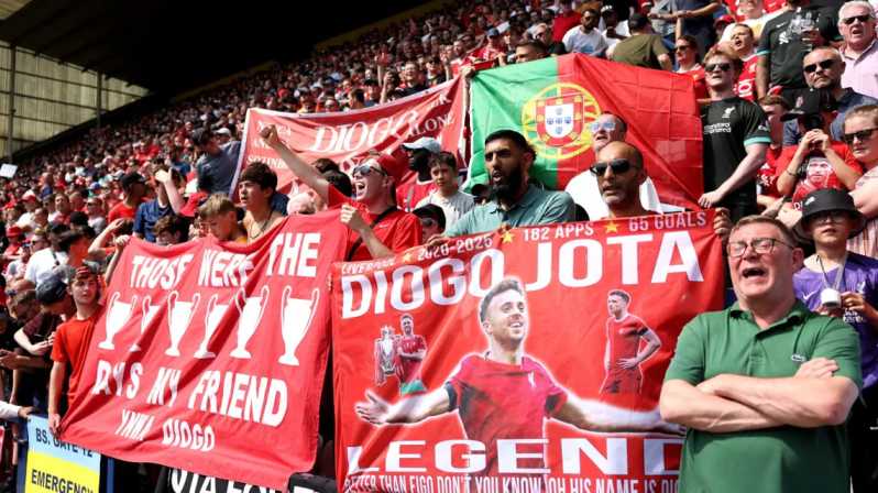 Liverpool honour departed Jota in pre season friendly win over Preston