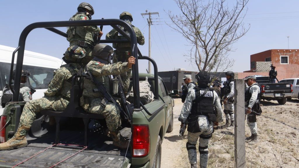 Six severed heads found on road in Central Mexico