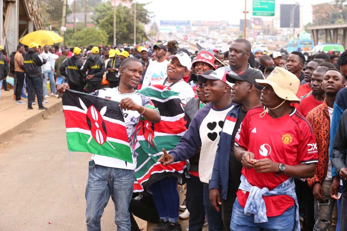 Thika Road flooded as fans head to Kasarani for Harambee Stars’ CHAN opener