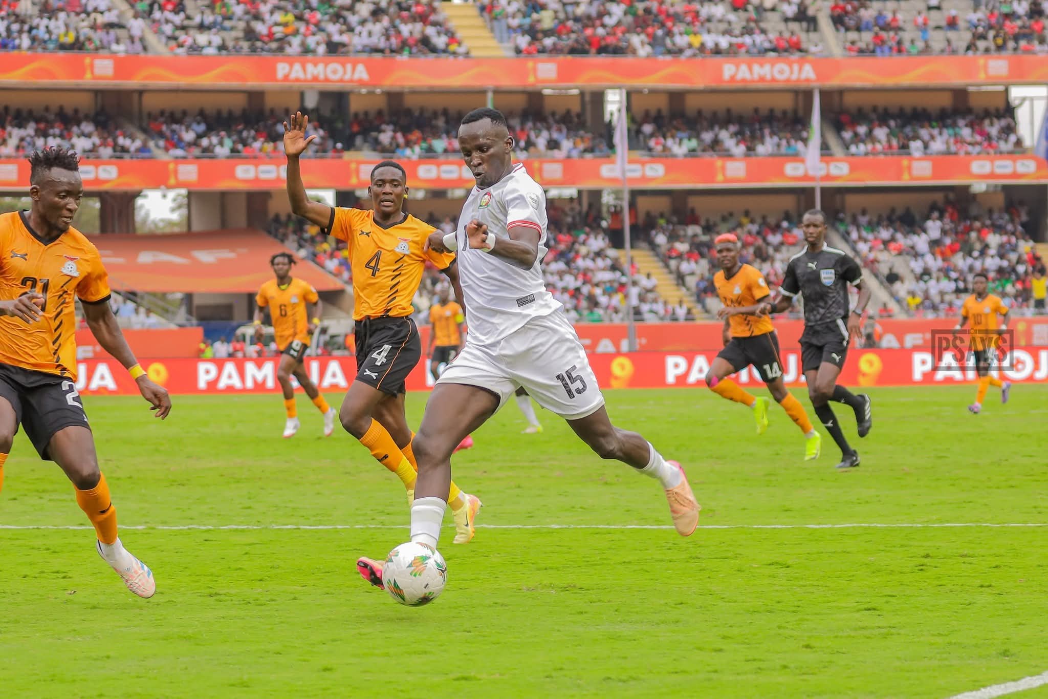CHAN: Harambee Stars down Zambia to set date with Madagascar in quarters