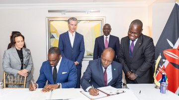 Kenya, California ink first-of-its-kind climate and economic deal