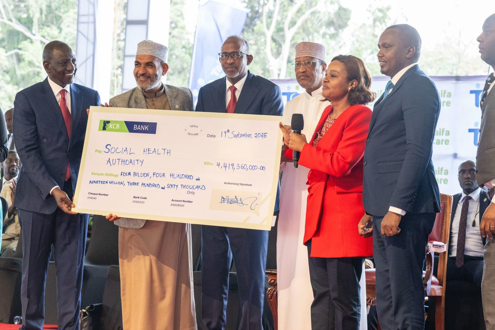 President Ruto unveils  SHA sponsorship to cover 2.2 million vulnerable Kenyans