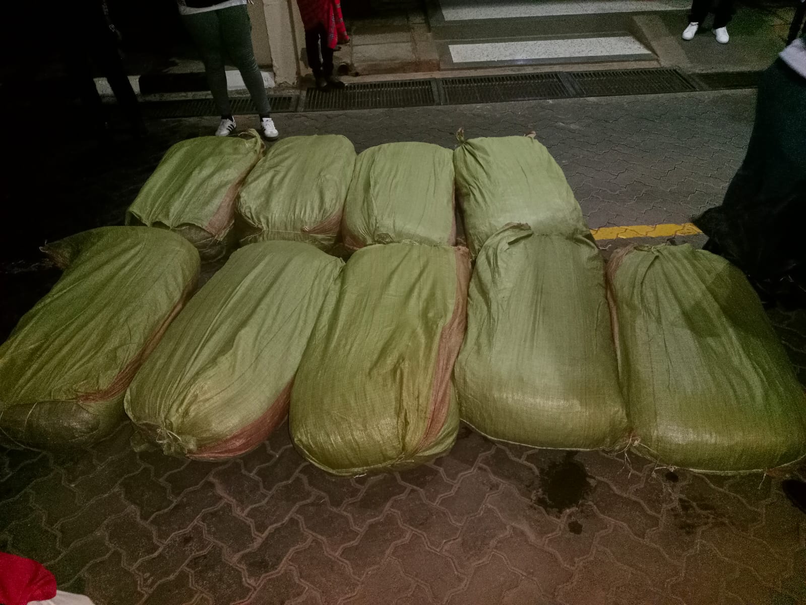 Two arrested in Suswa over 9 sacks of cannabis found in vehicle