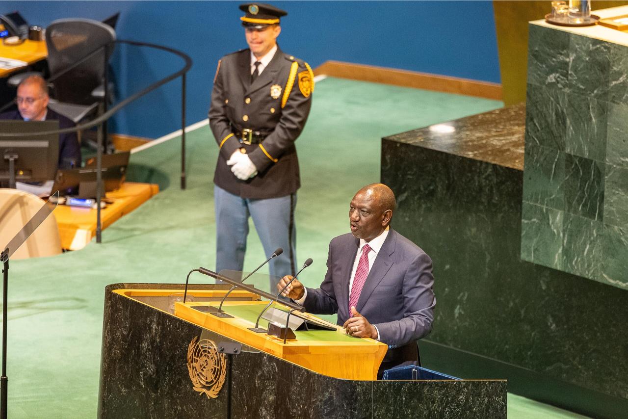 Ruto demands Gaza ceasefire, hostage release and stronger Haiti support