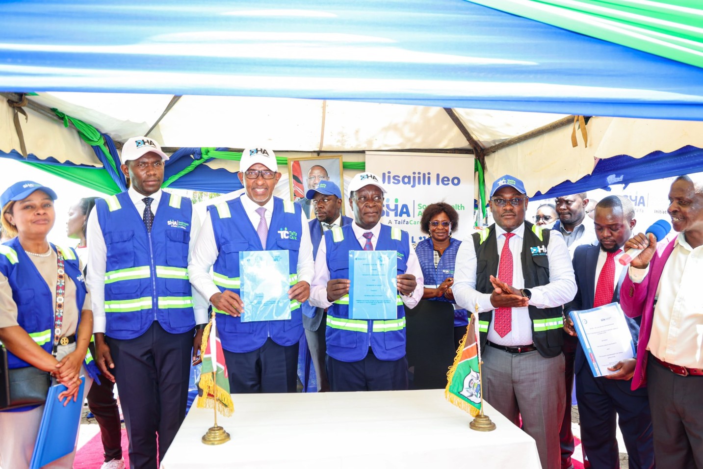 Vihiga signs SHA health scheme, pioneers staff UHC enrollment